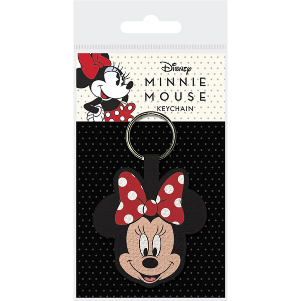 Pyramid - Minnie Mouse (Face) Woven Keychain