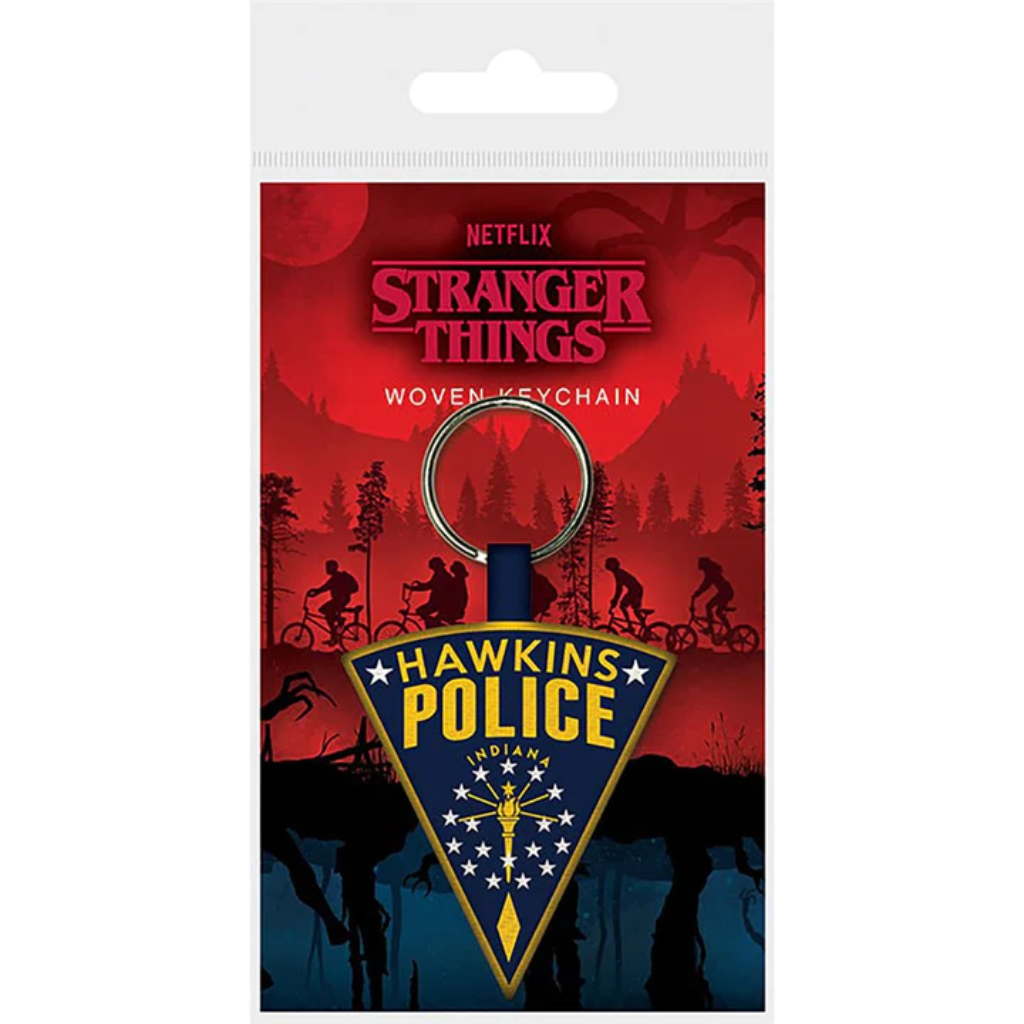 Pyramid - Stranger Things (Hawkins Police) Woven Keychain