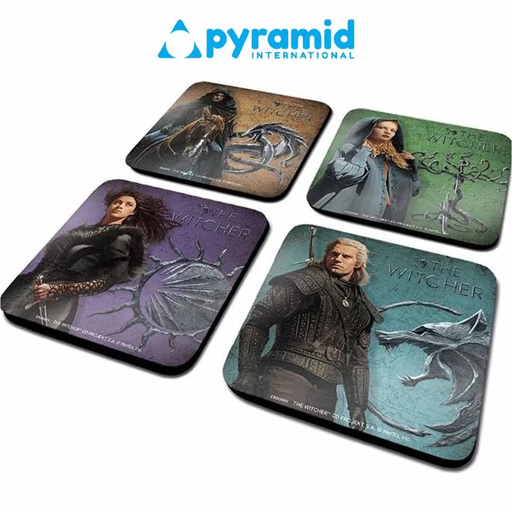 Pyramid - The Witcher (Legendary) Coaster Sets