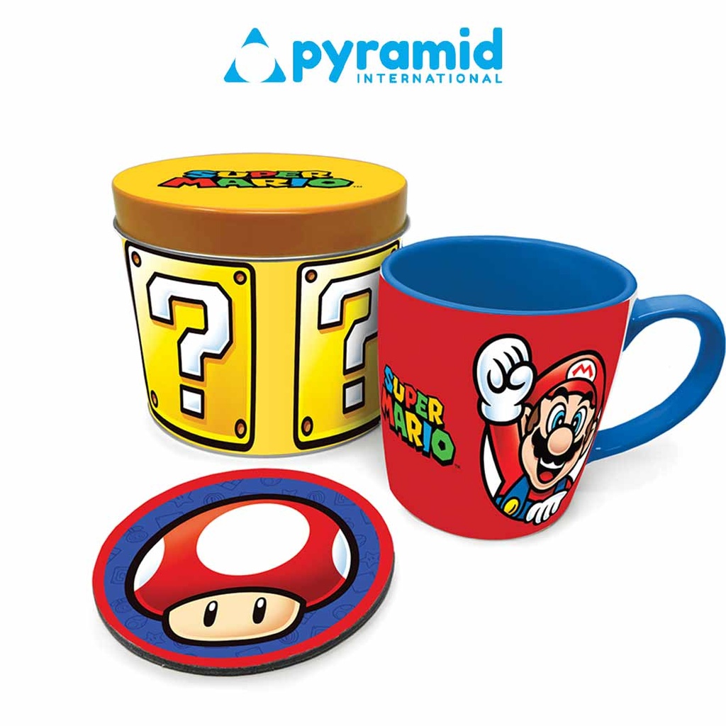 Pyramid - Super Mario Lets A Go Mug Tin Set