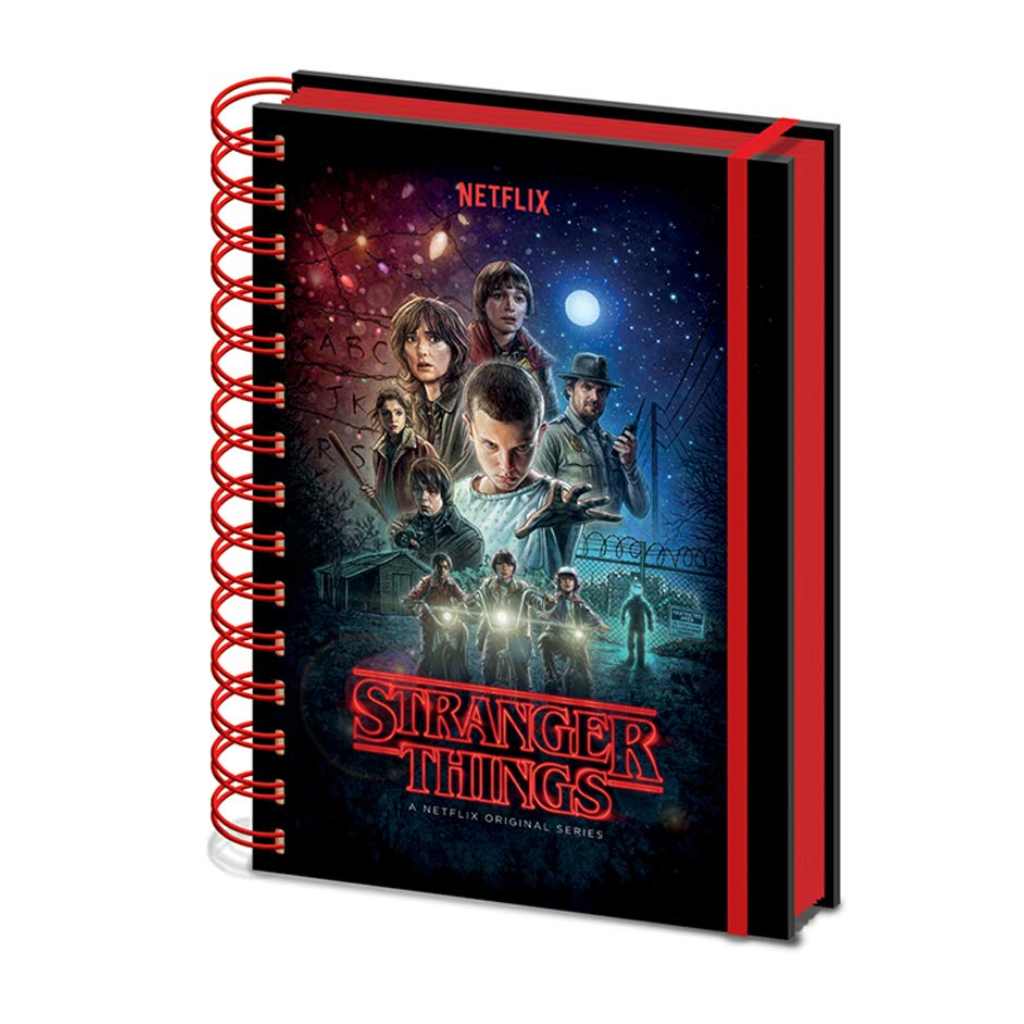 Pyramid - Stranger Things (One Sheet) A5 Metallic Notebook
