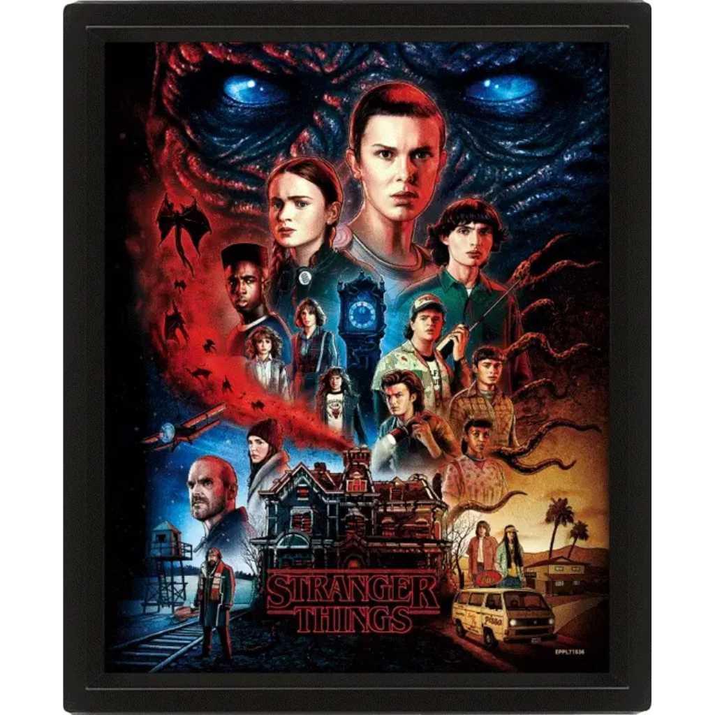 Pyramid - STRANGER THINGS 4 (VECNA) FRAMED 3D