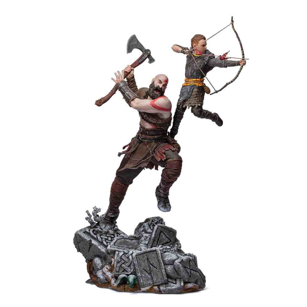 Iron Studios - Statue Kratos And Atreus - God Of War - Bds Art Scale 1/10 