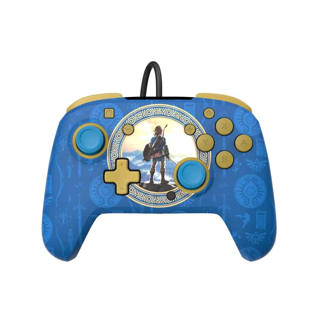 PDP Nintendo Switch Zelda Hyrule Blue Wired Controller