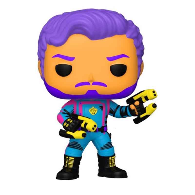 Funko POP!  Marvel: Guardian of the Galaxy 3 - Star-Lord (BLKLT)(Exc)