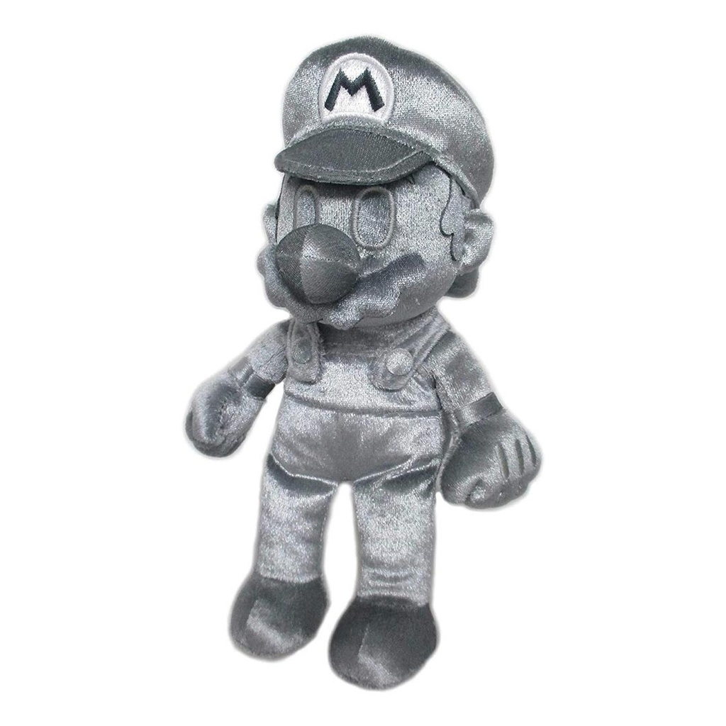 San Ei - SUPER MARIO All Star Collection Plush Toy Metal Mario Small