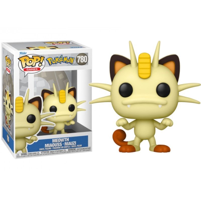 Funko Pop!  Games: Pokemon - Meowth (EMEA)