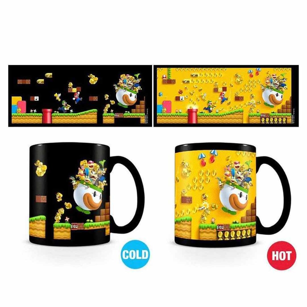 Pyramid- Super Mario Gold Coin Rush Heat Change Mug
