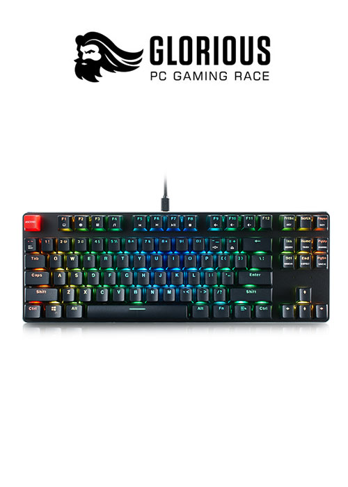 Glorious Keyboard TKL- PreBuilt - Black