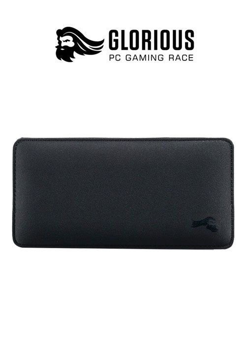 Glorious Wrist Rest Pad Anti Fraying Stitches Frame - Stealth Black