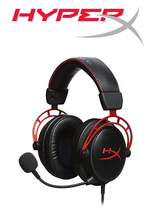 HyperX Cloud Alpha Pro Wired Gaming Headset Black/Red