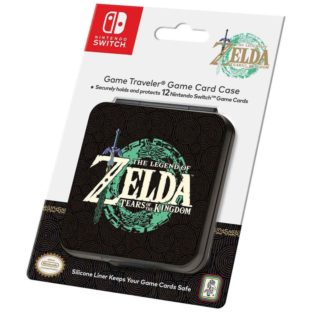 RDS Industeries- Nintendo Switch 12 Game Card Travel Case Zelda