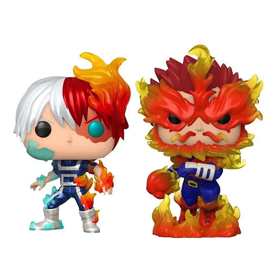 Funko Pop! Animation  My Hero Academia- Endeavor & Todoroki 2Pack (Exc)