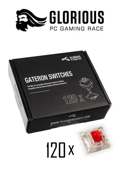Glorious Gateron Switches 120X - Red
