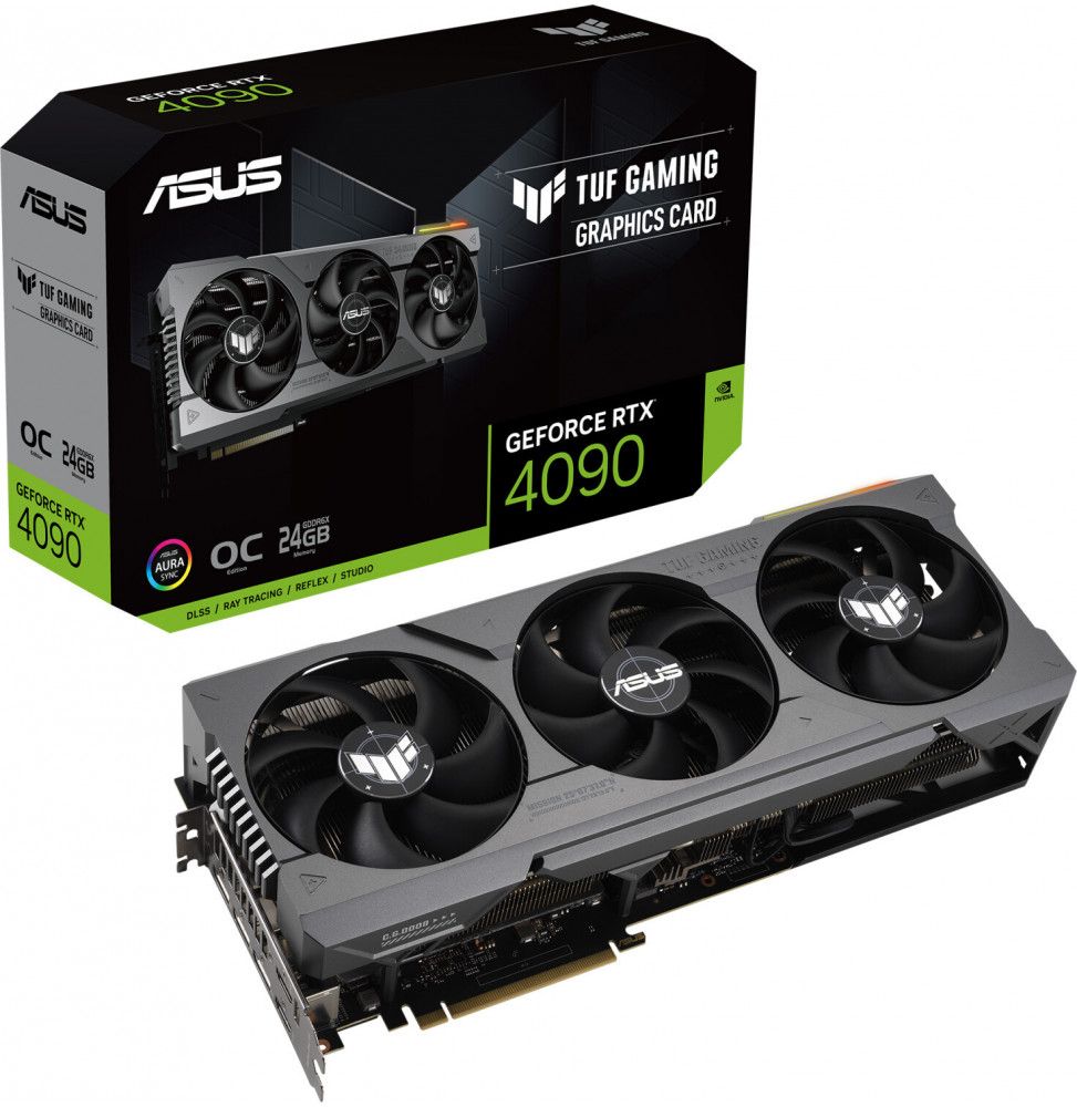 RTX 4090 OC NVIDIA GEFORCE ASUS TUF 24GB DLSS 3 Graphic Card - Black