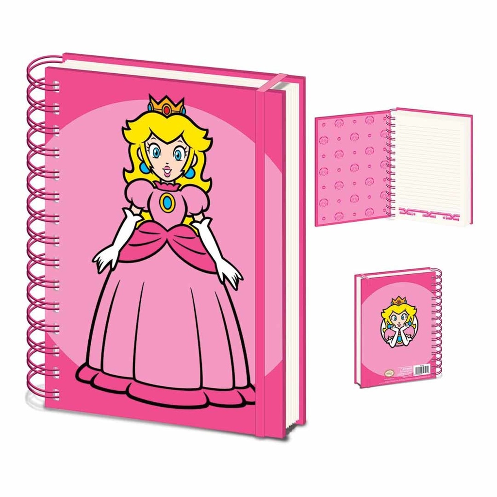 Pyramid-Super Mario (Princess Peach) A5 Wiro Note Book