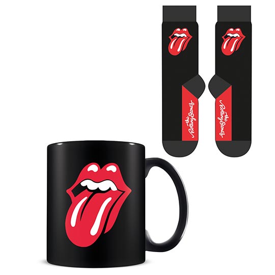 Pyramid-The Rolling Stones (Tongue) Mug & Sock Set of  2