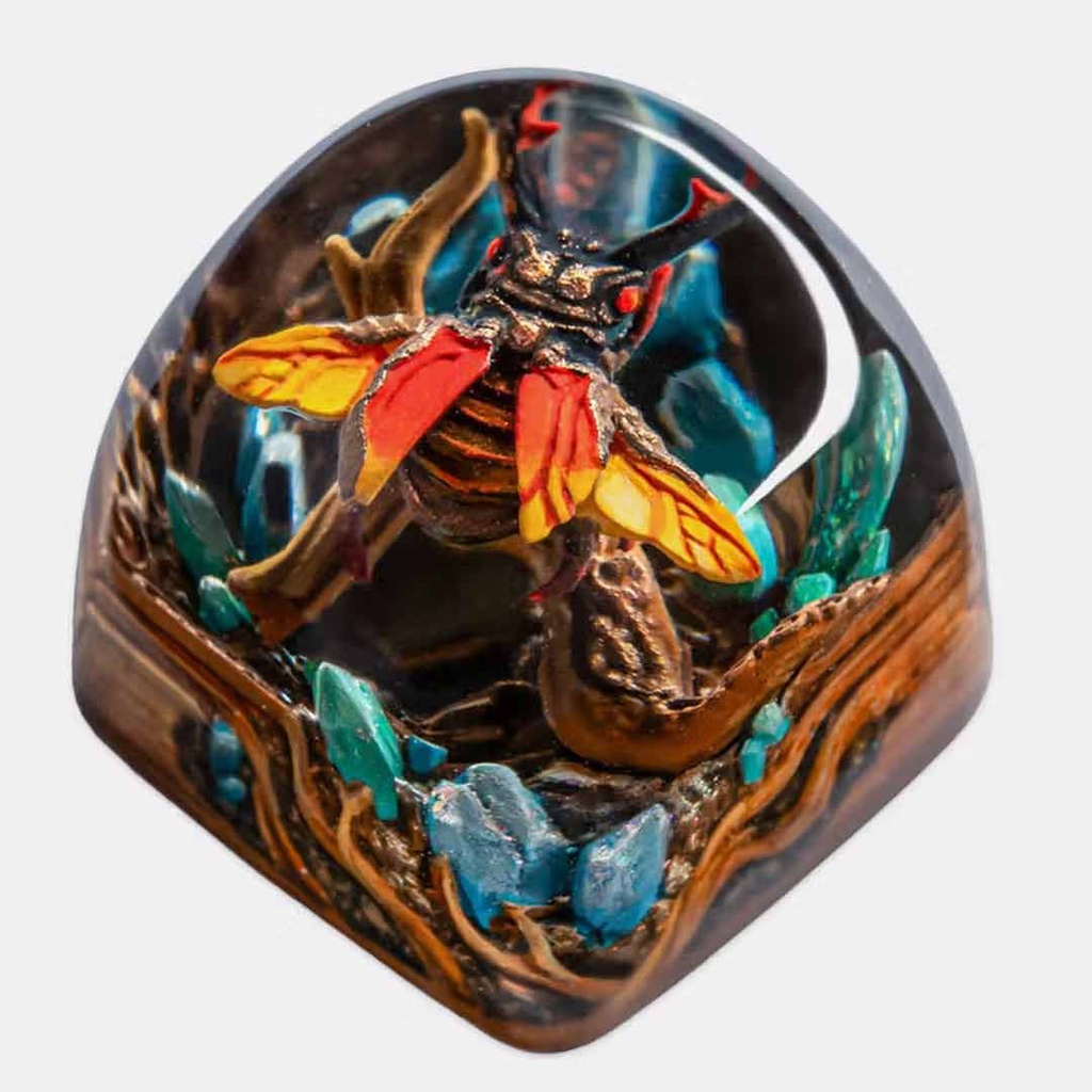 DWARF-FACTORY VIVARIUM Libellule Marigold Keyboard Cap