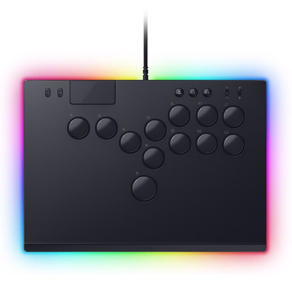 Razer Kitsune All-Button Optical Arcade Controller for PS5 & PC Black