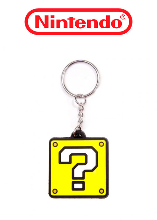 Nintendo - ? Block Rubber Keychain