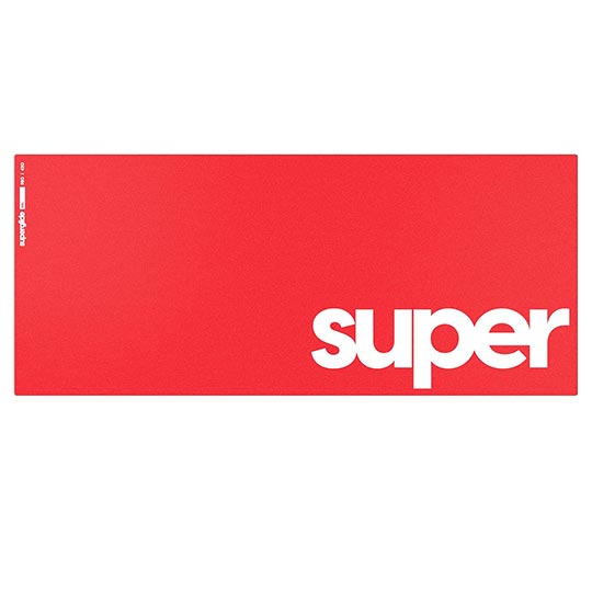 Pulsar Superglide Pad (XXL) Glass Mouse Pad Red 