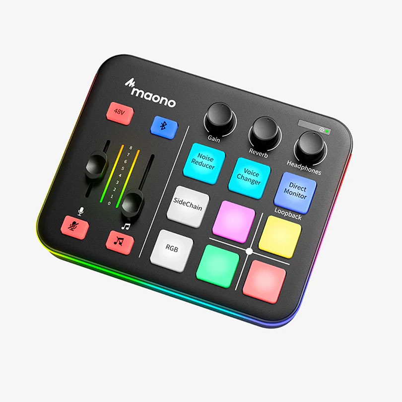 Maonocaster G1NEO Audio Mixer For Game Streamer – Black