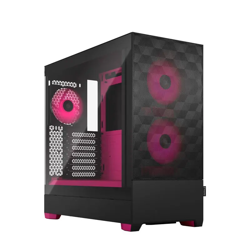 Fractal Design Pop Air RGB Magenta Core Mid Tower Gaming PC Case