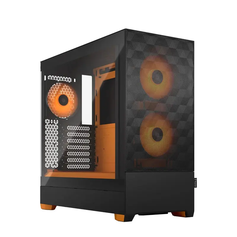 Fractal Design Pop Air RGB Orange Core Mid Tower Gaming PC Case