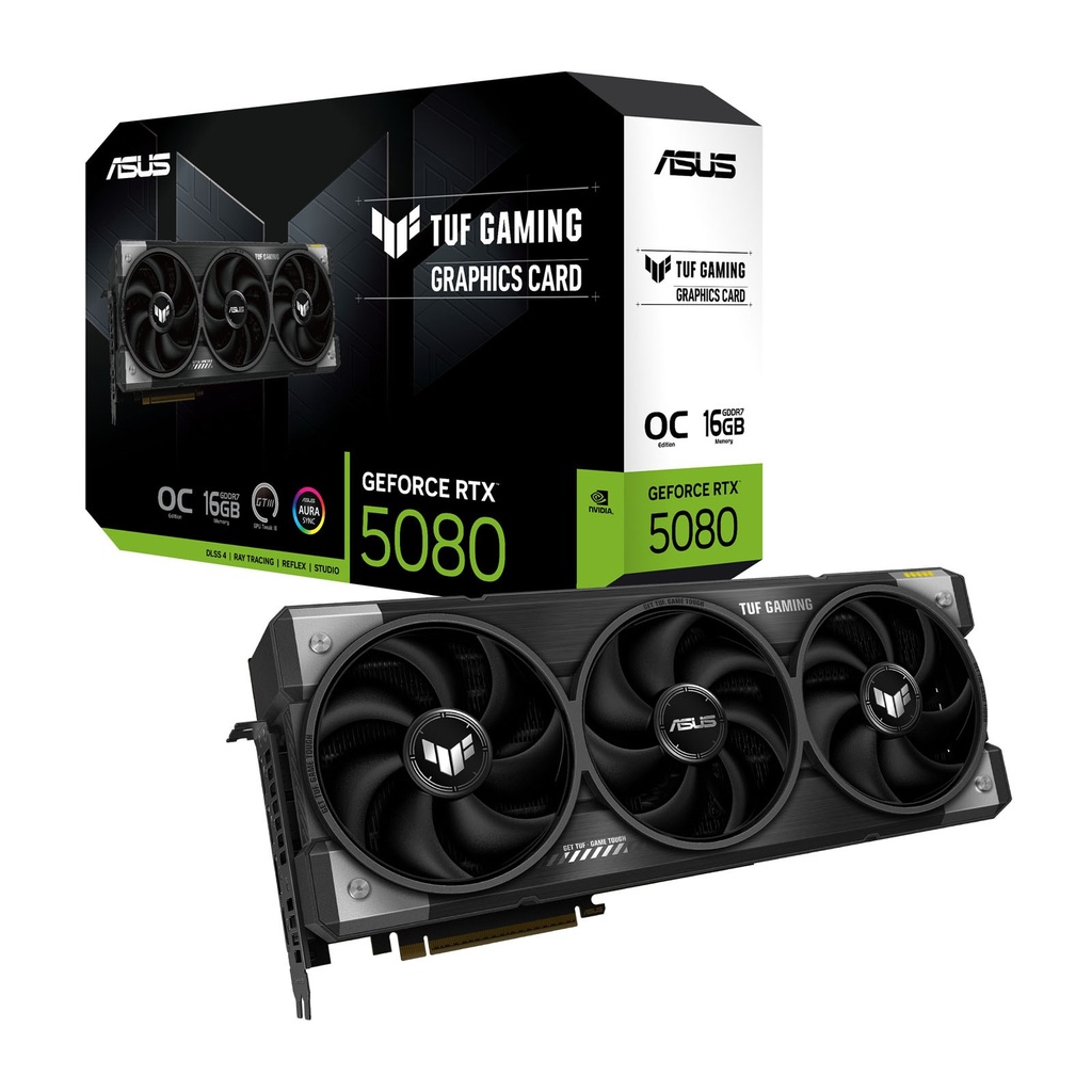 ASUS TUF GAMING GeForce RTX 5080 OC 16GB  Graphics Card - Black