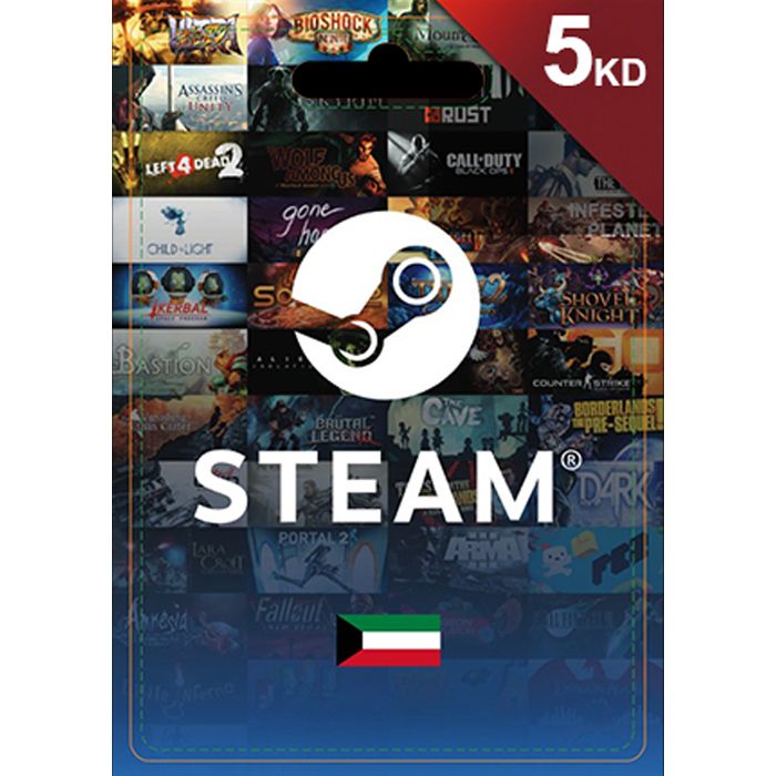 Steam Wallet Card 5 KWD (Kuwait Account)