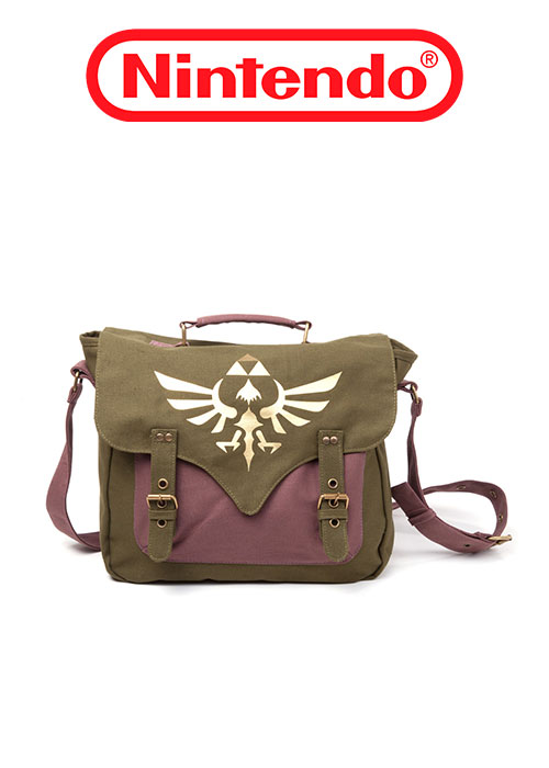 Zelda - Skyward Sword - Canvas Messenger Bag with Wingcrest Logo