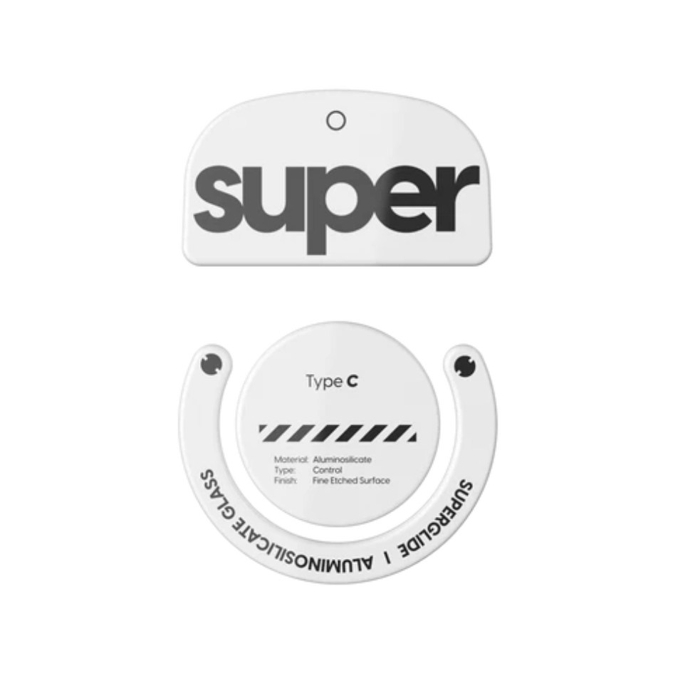 Pulsar Superglide Sktes Type-C for Logitech GPro Superlight -White