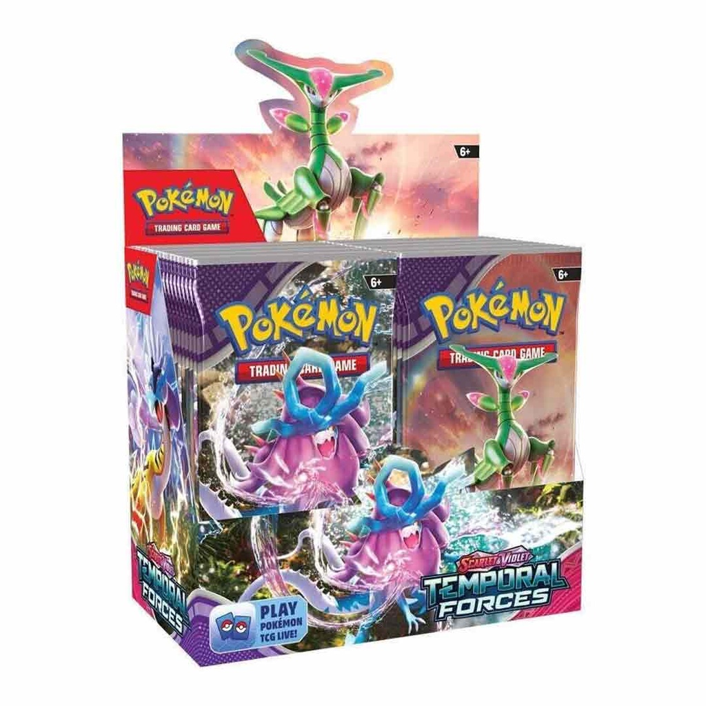 Pokemon Scarlet & Violet 5 Trading Card Temporal Forces Booster Pack