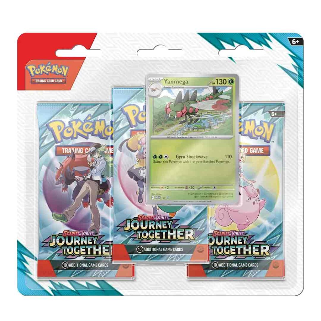 Pokemon Trading Card Journey Together Blister X3 Pack