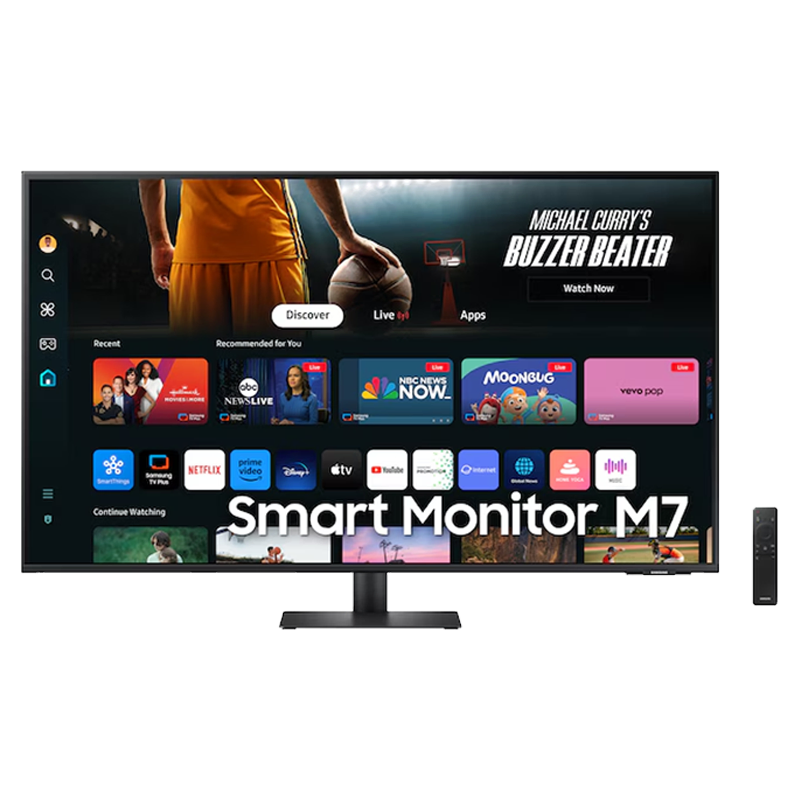 Samsung 43" M70D UHD Smart Monitor with Speakers and Remote