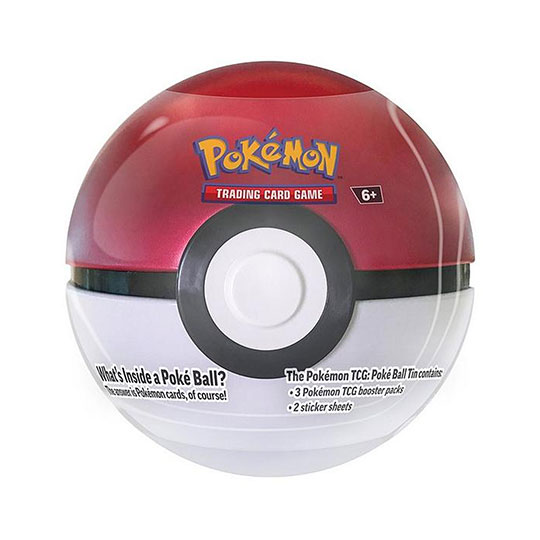Pokemon Trading Card Ball Tin 2024