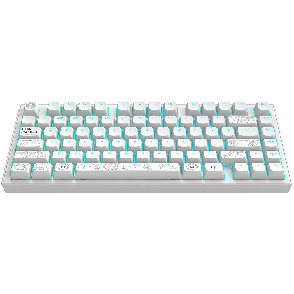 Dark Project ALU Terra Nova Wireless Gaming Keyboard White