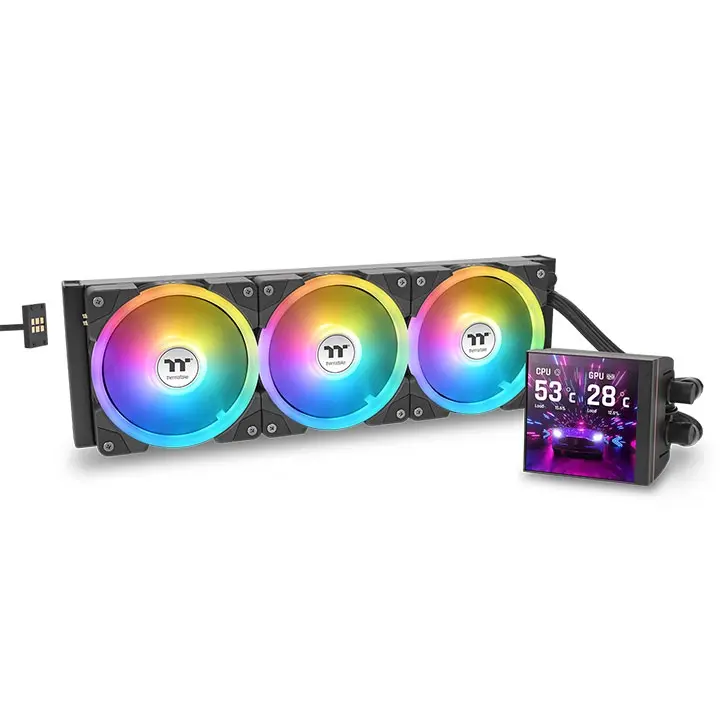 Thermaltake MAGFloe 360 Ultra/All-In-One Liquid Cooler with LCD ARGB Black