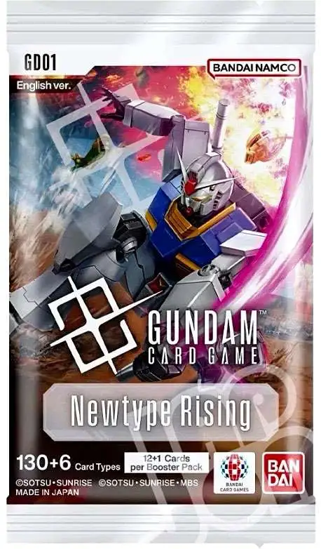 Gundam Trading Card New Type Rising Booster Pack GD-01