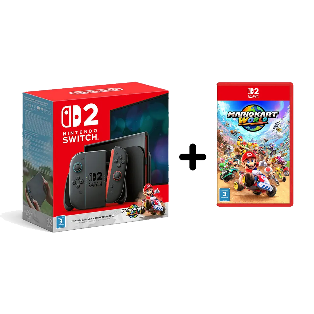 Nintendo Switch 2 Console Mario Kart Bundle Game Card Included (Middle East Version) 