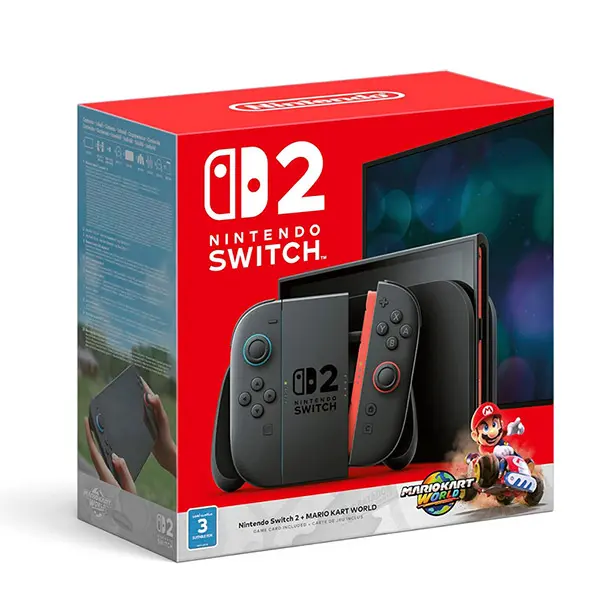 Nintendo Switch 2 Console Mario Kart Bundle Game Card Included (Middle East Version) 