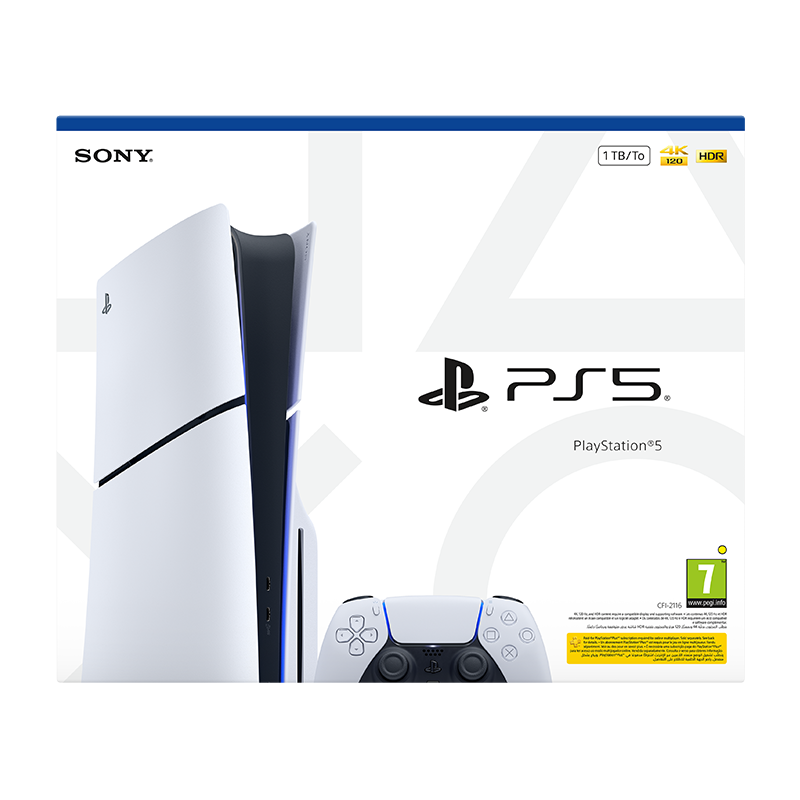 PS5 Slim Console Disk White - (E Chassis)