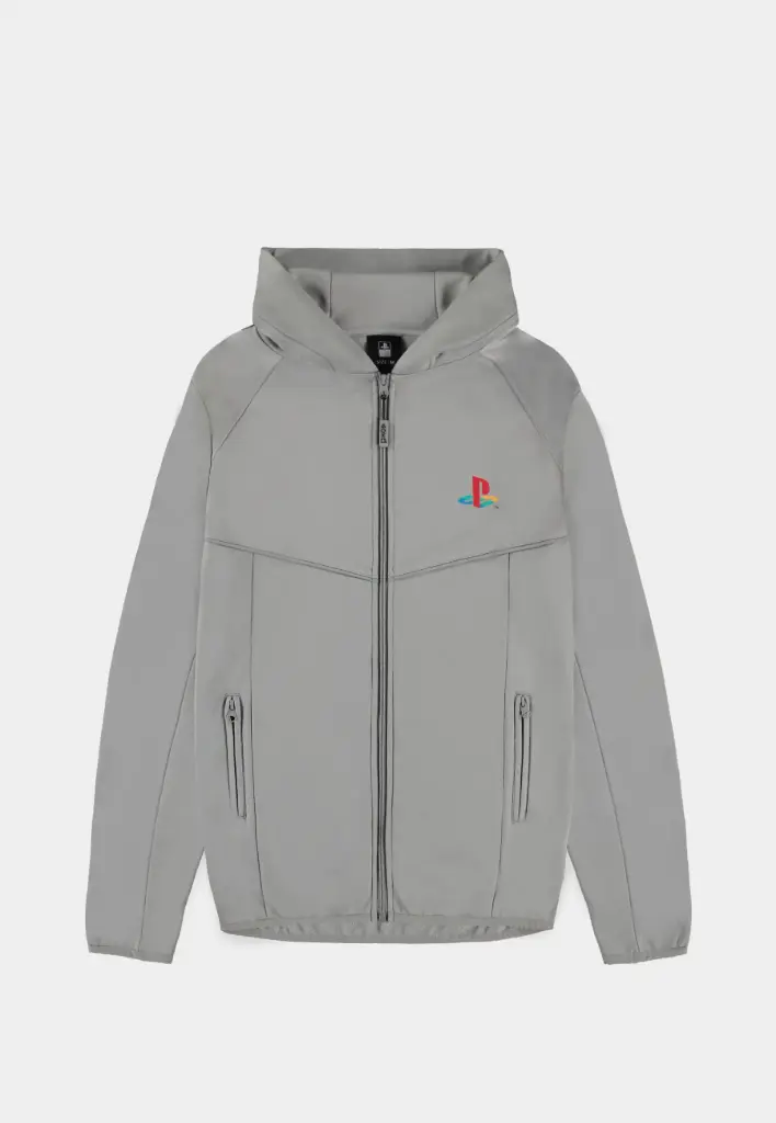 Difuzed PlayStation Men's Technical Zipper Hoodie Grey - XL