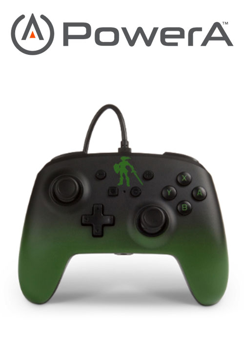 PowerA Nintendo Switch Enhanced Wired Controller - Link Fade