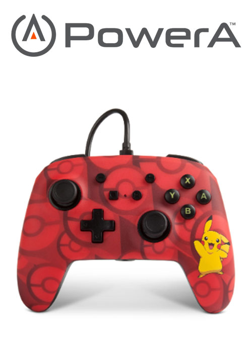 PowerA Nintendo Switch Enhanced Wired Controller - Pikachu