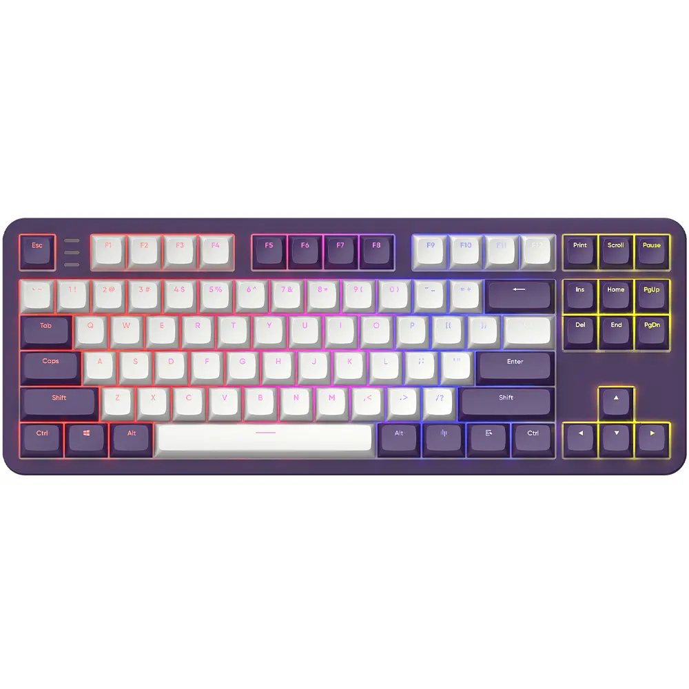Dark Project ALU87 Wired Mechanical Gaming Keyboard (ANSI)- Voilet