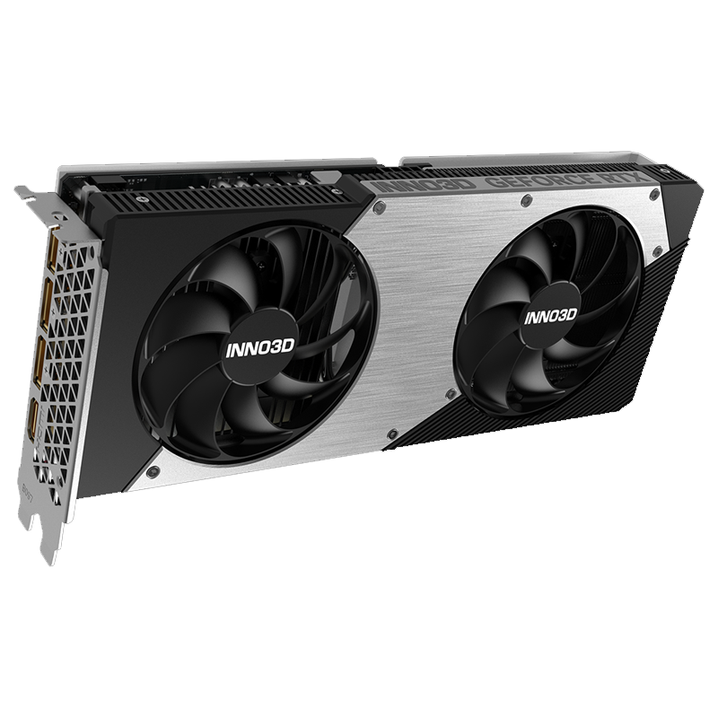 Nvidia INNO3D Twin X2 OC GeForce RTX 5060 8GB GDDR7 Graphics Card - Black