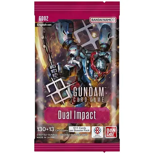 Bandai Gundam Trading Card Dual Impact Booster Pack
