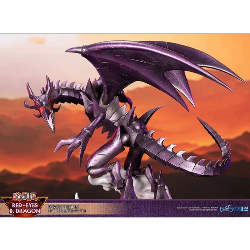 First 4 Figures Yu-Gi-Oh - Red-Eyes B. Dragon Purple Edition Figurine