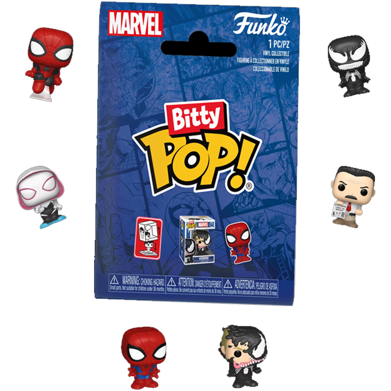 Bitty Pop! Marvel: Spider-Man Singles Mystery Pack